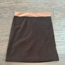 J. McLaughlin  Wrap Skirt - Hardware Closure BrownFaux Suede Size 2 Photo 2