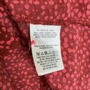 Holding Horses red print long sleeve button down shirt size 2 Photo 3