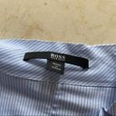 Hugo Boss  Like New Pinstripe Ruffle Button-down Photo 1