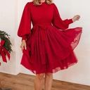 Krass&co ivy City  Short Cosette Dress Large - Red Photo 0