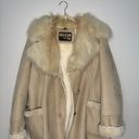 Guess Y2K  Tan: Cream faux fur coat Photo 15