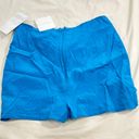 La Perla NWT  100% silk blue twisted shorts/beach cover/italy40 Photo 2