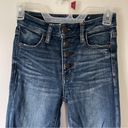 American Eagle  Next Level Stretch High Rise Jegging Crop Distressed Blue Jean 0 Photo 7