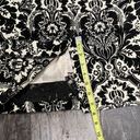 Karen Kane Vintage  1990s Black and Ivory Damask Mini Skirt Size 4 Photo 8