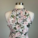 Laundry by Shelli Segal  Women's Maxi Dress Size 8 Pink Floral Print Halter Photo 6