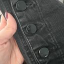 J Brand  Zion Vanity Sailor Buttons Cropped Black Denim Pants Sz 31 Photo 5