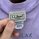 L.L.Bean Vintage Lilac Purple  Graphic Tee Relax Freeport Maine Top Photo 2