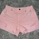 Aerie Pink Denim Shorts Photo 0