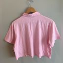 Fabletics  Boxy Short-Sleeve Polo Orchid Pink Large NWOT Photo 1