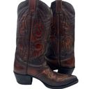Krass&co Texas Boot  Texas Imperial Brown Leather Country Western Cowboy Boots 9 D Photo 9