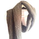 Anthropologie  Large Fuzzy Brown Green Confetti‎ Scarf Photo 1
