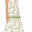 Alexis Delanna Ladder-Stitch Mermaid Dress in Green Embroidery Photo 1