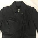 Levi's Leather Jacket Motorcycle Biker Style Sz XS Photo 7