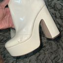 Jessica Simpson  Cream Platform Ankle Boots Photo 12