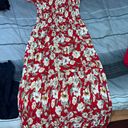 Red Maxi Dress Size M Photo 1