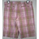 Duck head  Jeans Women Shorts Pink Plaid Bermuda Vintage 80s 90s Y2K Preppy Sz 13 Photo 2