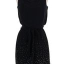 White House | Black Market  Black Sleeveless Studded Skirt Casual Dress Size XS Photo 2