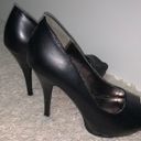 Rampage Black Heels Size 6 Photo 2