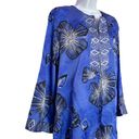 Oscar de la Renta Oscar‎ De La Renta for Neiman Marcus V neck floral print tunic blouse size M Photo 8