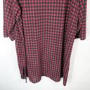 Houndstooth Catherines Plus Size 2X Top 22W 24W Red Black  Scoop Neck Stretch 236 Photo 5