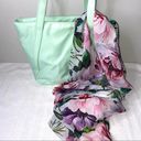 BP NWT . Mint Green Nylon Mini Tote Bag and Scarf ~ Photo 0