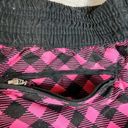 Pacific&Co Arizona Jean  Women Running Shorts XL Elastic Waist Zipper Pocket Checkered Photo 12