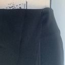 Vince  Asymmetric Crepe Wrap Black Skirt Sz 10 Photo 9