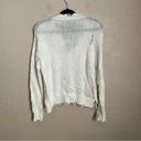 Wooden Ships NWT  Super Destroyed V Neck Sweater Small Medium Photo 3