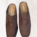 White Stag Vintage Chocolate Brown Fabric Mules/Clogs Wm 10 Photo 1