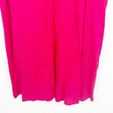 Philosophy NWT  Womens 100% Linen V Neck Lagenlook Knee Length Dress Size 1X Pink Photo 2