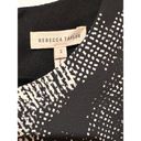 Rebecca Taylor  Black White Abstract Print Sleeveless Sheath Dress Size 2 New Photo 2