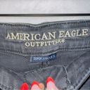 American Eagle  Black Wash Denim Super Stretch X Hi Rise Distressed Jegging 14 Photo 1