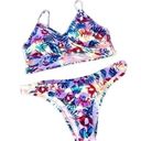 Cabana Del Sol  X Marks the Spot Floral Bikini 2 Piece Set sz XL Photo 0