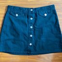 Forever 21 Xxi Hunter Green Denim Button Front Skirt Photo 0