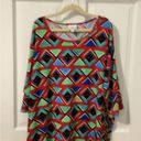 LuLaRoe  Red Modal, Polyester Tunic size medium Photo 7