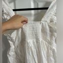 Daisy Dondolo Women's embroidered  Shirt Top Smocked Ruffle Sleeve Size XS NWT Photo 9