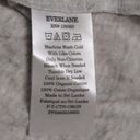 Everlane  Organic Cotton Oversized Long Sleeve Tee Heather Gray Crewneck M New Photo 4