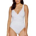 Tommy Bahama New.  white cross front swimsuit. Size 14. Retail $140 Photo 2