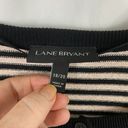 Lane Bryant  striped Black Metallic Cardigan 18/20 Photo 4