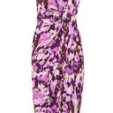 Jason Wu  Printed Draped Jersey Sleeveless Sheath Dress Size 6 Preowned FLAWS Photo 7