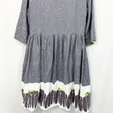 Krass&co BRYONY . Half Button Down Collared Pleated Story Book Linen Dress Photo 5