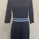 Draper James Solid Persley Ponte Dress Blue Navy Photo 4