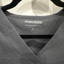 Mandala Scrub Top Gray Photo 1