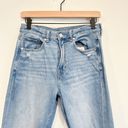 American Eagle  Hi Rise Distressed Mom Jeans Blue Size 6 Photo 1