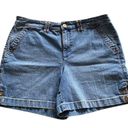 Gloria Vanderbilt -ALL AROUND SLIMMING EFFCT Jean Shorts, 2 fro t pockets. 2 back pockets, size 10, excellent condition Photo 0