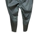 Eileen Fisher  Black Pull On Coated Organic Cotton Leggings Size XL Photo 6