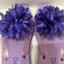 Daisy  Women's Flip Flop Wedged Heel Sandals Two-tone‎ Purple Size 10 Photo 1