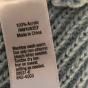 a.n.a  Crewneck Sweater Criss-Cross Sleeve Detail Size XL Light Blue Photo 10
