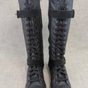 Converse OS LO PRO XXHI Black Leather Knee High Lace Up Boxing Boot Womens 6.5 Photo 1