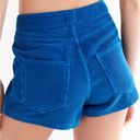 BDG Urban Outfitters  High Waisted Blue Corduroy Shorts Size Small Photo 6